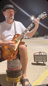 Blue Hefley on Instagram: "Take 2 Jesus Just Left Chicago take one sucked worse than this one you just have to believe me on that #Guitar #BillyGibbons #LesPaul #SparkAmp #EdwardsLesPaul #ESPGuitars #WalmartParkingLot"