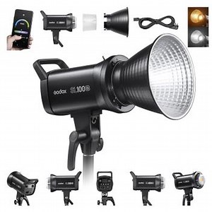 Luz de vídeo GODOX SL100bi 100W 2800K-6500K 32.100Lux CRI97  - Iluminadores - Magazine Luiza