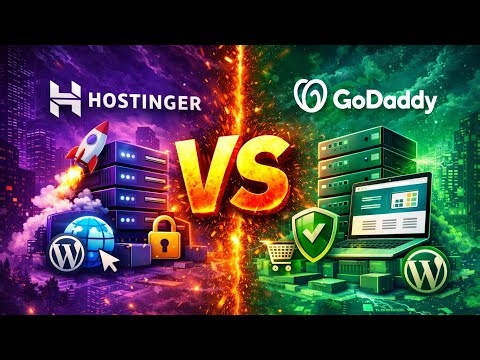 Hostinger vs GoDaddy – Price, Speed & Features Compared