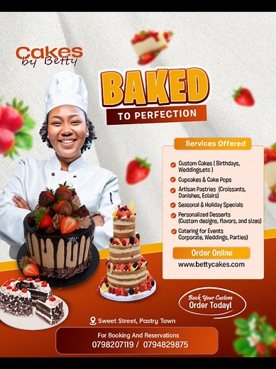 bakery flyer design,let us help you in creating captivating visuals for your business, event or any other functions. just send a dm #graphicsdesigner #flyerdesigner #photoshoptutorial #fyp #socialmediamarketing #socialmediatips #photoshop #poster