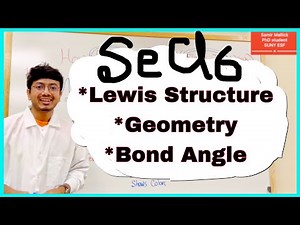 SeCl6 Lewis Structure, Geometry & Bond Angle! #phd #chemistry #esf