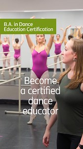 Become a highly-trained dance educator with a direct path to certification that’s relevant, in-depth and content specific. | Point Park University | Facebook
