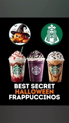Best Starbucks Halloween Drinks🎃#halloween #dracula #scary