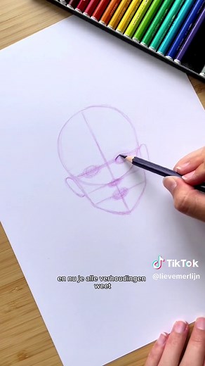 Hoe teken je een gezicht? Makkelijke schets tutorial