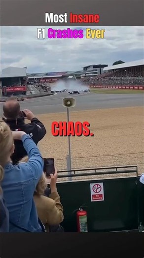 Top 5 Most Insane Formula 1 Crashes Ever Caught on Camera! 😱🏎️ #fyp #cars