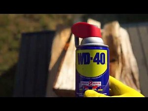 Using Wd 40 to start a fire