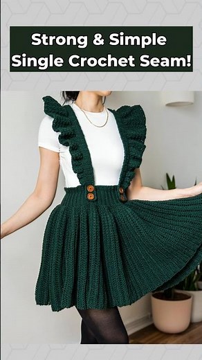 Cleanest Crochet Seams Without Sewing #crochet #technique