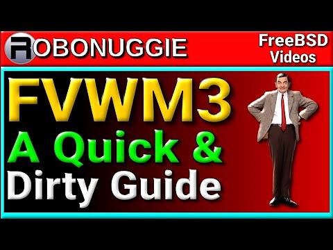 FVWM3 on FreeBSD 14 - A Quick & Dirty Config....