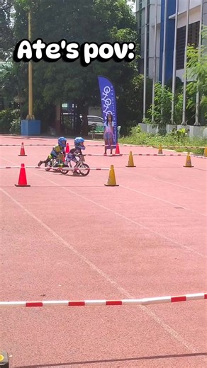 1.4K views · 28 reactions | Accidents happen in a blink— one slip, one fall, one lesson learned. You can hear in the background ate and dada cheering me. This is my first race after being sick. I've gave everything I can but still needed a lot of practice. Thank you to all the support! 﫶 | RJ's Journey | Facebook