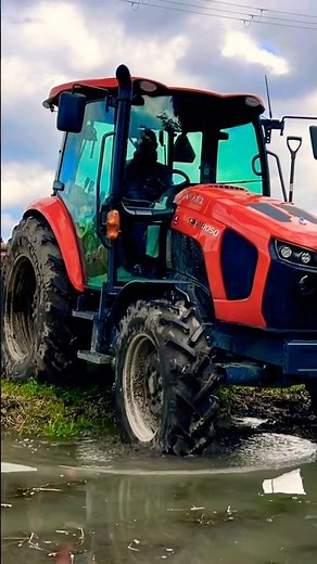 【Kubota MR1050】PUDDLING TRACTOR WORK Agriculture 『代掻き前作業』