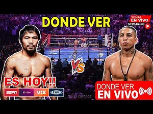 Manny Pacquiao vs. Mario Barrios Full Fight LIVE Where to Watch Pacquiao vs. Barrios today highli...