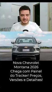 New Chevrolet Montana 2026 Arrives with Tracker Dashboard! Prices, Versions and Details! #chevrolet