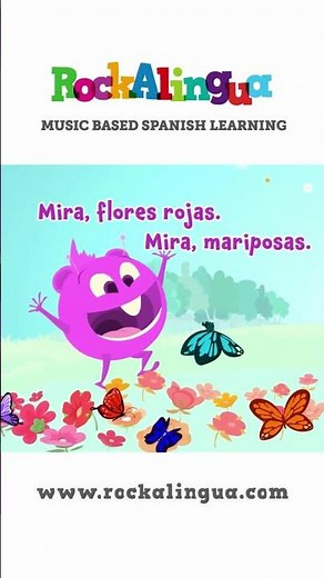 Spanish Story & Song: Colors & Friendship (High-Frequency Verbs) #shorts