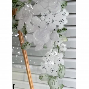 Bridal Shower Sign, Customized White Sage Green Floral Shower Welcome Signs, Personalized Sign for Shower Entrance, Wedding Bridal Party - Etsy