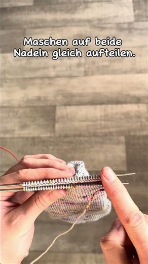 Mit Magic Loop Stricken. ✨🧶🪡 #knitting #strickanleitung #stricken #magicloop #sockenstricken