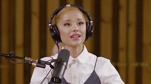 107K views · 629 reactions | Ariana Grande addresses why her speaking voice fluctuates between a higher and lower tone after going viral on Penn Badgely's podcast, 'Podcrushed.' | Entertainment Tonight | Facebook