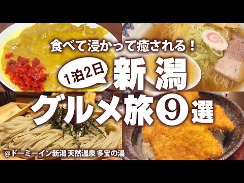 【新潟グルメひとり旅】新潟駅周辺！はじめての新潟で名物グルメを食べ歩き！モデルコース