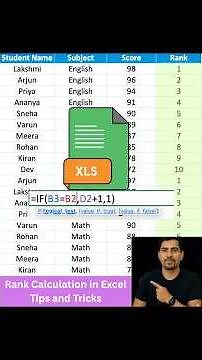 📊Excel Ranking Using Custom Sort + IF Function|Quick Tutorial🔥 #shorts #exceltricks #excel