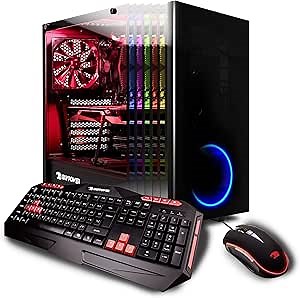 iBUYPOWER Elite Gaming Desktop PC Intel i7+ 8700 3.20 GHz, NVIDIA Geforce GTX 1060 6GB, 8GB DDR4 RAM, 1TB HDD, 16GB Intel Optane Memory, Win 10 Home, WiFi, View 21 029i