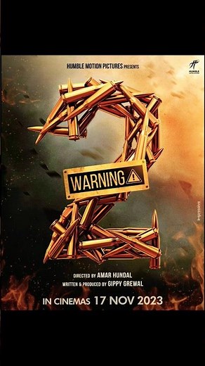 Warning 2 | Punjabi Movie Warning 2 Announcement | Gippy Grewal | Warning Part 2 |Punjabi Movie 2023