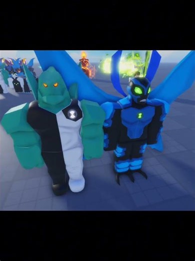 sneak peak do omnitrix definitivo e diamante e friagem (be the hero) 🎮Hiro 10 games🕹️