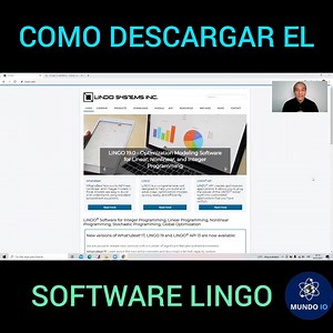 36 reactions | Te explicamos paso a paso como descargar el software Lingo para que puedas resolver tus modelos de programación lineal y no lineal. #mundoio #InvestigaciónOperativa #programacionlineal #optimización #investigaciondeoperaciones | MUNDO IO - Investigación de Operaciones | Facebook