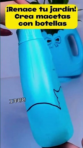 DIY Maceteros ecológicos y originales con botella