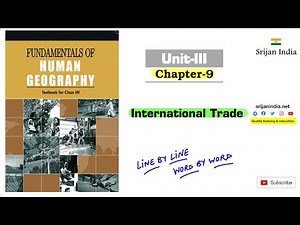 Chapter 9| Human Geography| Class 12 | Srijan India