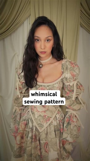 whimsical sewing pattern coming right up🫡 #sewingpatterns #sewing #fashiondesigner