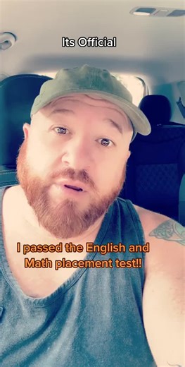 Successfully Passed English and Math College Placement Test
