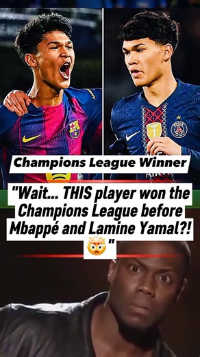 Dro Fernández WON UCL Before Mbappé & Yamal?! 🤯🏆 #football #shorts