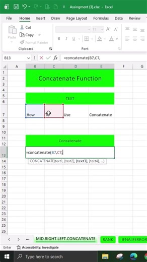 Excel Trick You MUST Know 😳 | CONCATENATE Formula #excel #spreadsheetmagic #exceltips