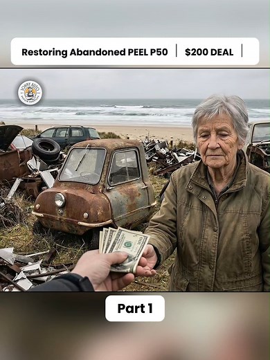 Restoring World’s Smallest Car Peel P50 Restoration _ Rust to Showroom Full Rebuild (ASMR 4K) #restoration #restored #cardetailing #peel #peelp50