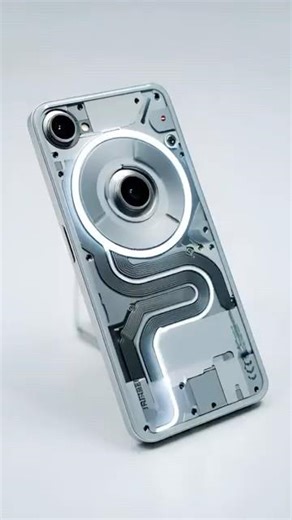 Transparent Smartphone Design with LED Glyphs | Future Phone Look #shorts #tech #smartphone