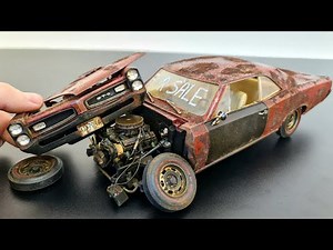 Restoration Pontiac GTO 1966 - Abandoned Model Car