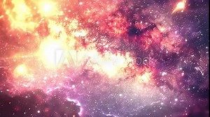 beautiful space background concept. universe infinity space with nebula and star light. seamless looping overlay 4k virtual video animation background