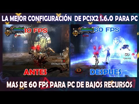 La Mejor Configuración De PCSX2 Para PC Sin Lag Mas de 60FPS Para PC de Bajos Recusos