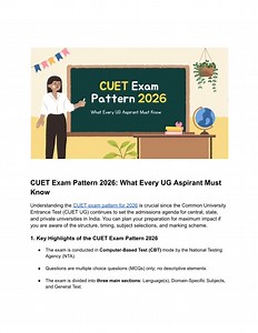 CUET Exam Pattern 2026: What Every UG Aspirant Must Know - SlideServe