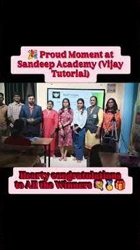 Top Achievers of Sandeep Academy | Prize Distribution & Celebrations 2025 🎉