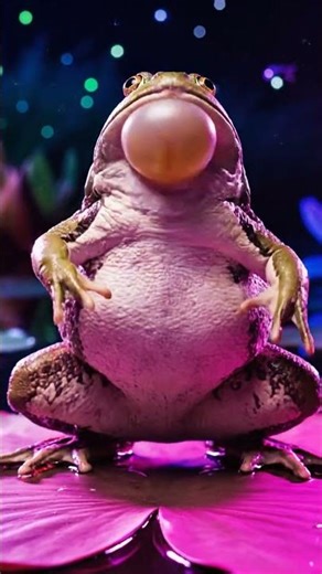 Funny Singer Frog. Laughing yet? #FunnyFrog #FrogFables #FrogShorts #FrogDance