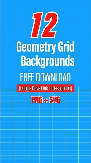 12 Essential Geometry Grid Backgrounds 600 dpi PNG+SVG Free Download (No Copyright) #background