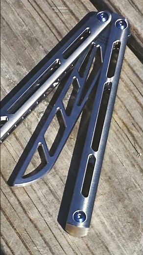 Satin Tsunami Trainer B-Roll | Butterfly Knife (Balisong) Trainer by Squid Industries