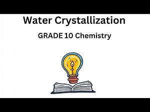 Grade 10 Chemistry Water Crystallization #chemistry #grade10