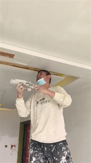 Apply putty. After the first coat is applied and it is completely dry apply the second