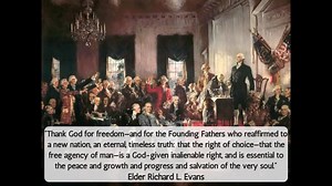 A few weeks ago I heard this address and I knew I wanted to share it for Independence Day. Richard L. Evans is known as the voice of the Tabernacle Choir which he did for over 40 years. But he was also an Apostle of the Lord Jesus Christ and a freedom-loving patriot. Here is his short message nearly 70 years ago that is still pertinent today! “May we take a moment from some of the side issues and from some of the irrelevant celebration, and clear our thoughts and humble our hearts and get down o