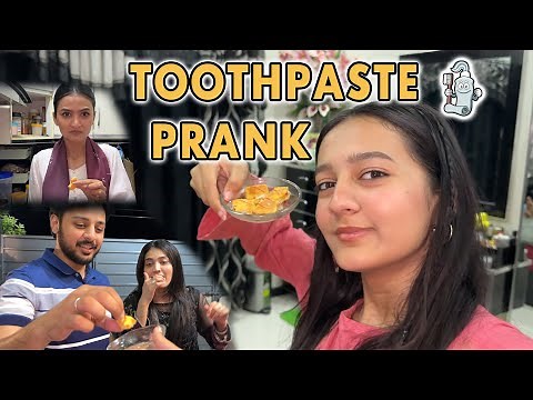 Toothpaste prank on Jeejs | Sab ka mood khraab | Rabia Faisal