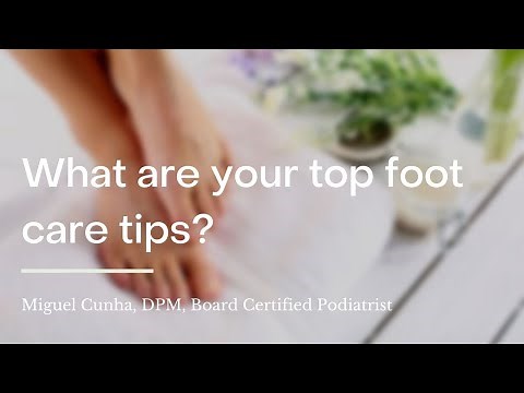 How to Care for Your Feet and Toenails