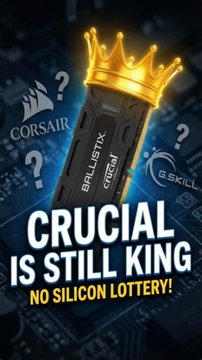 Why Crucial RAM's are Reliable (Even after exit)