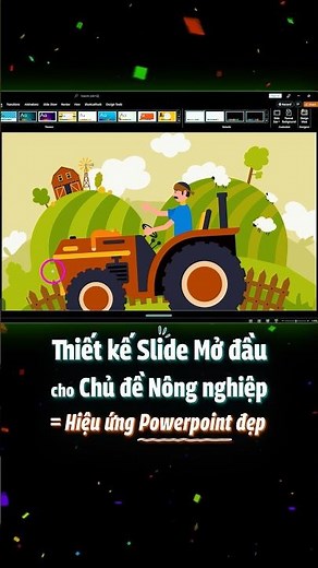 How to design creative Agriculture Slides with Motion Graphics Animation = Animation #PowerPoint 💡