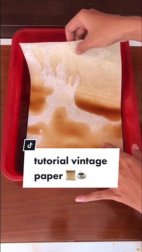 How to Make Vintage Paper Using Coffee
